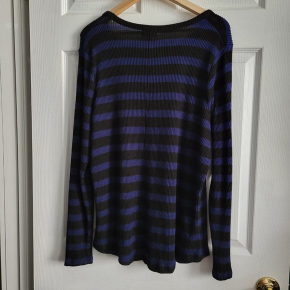 Soft Stripped Long Sleeve Top - Picture 6 of 6